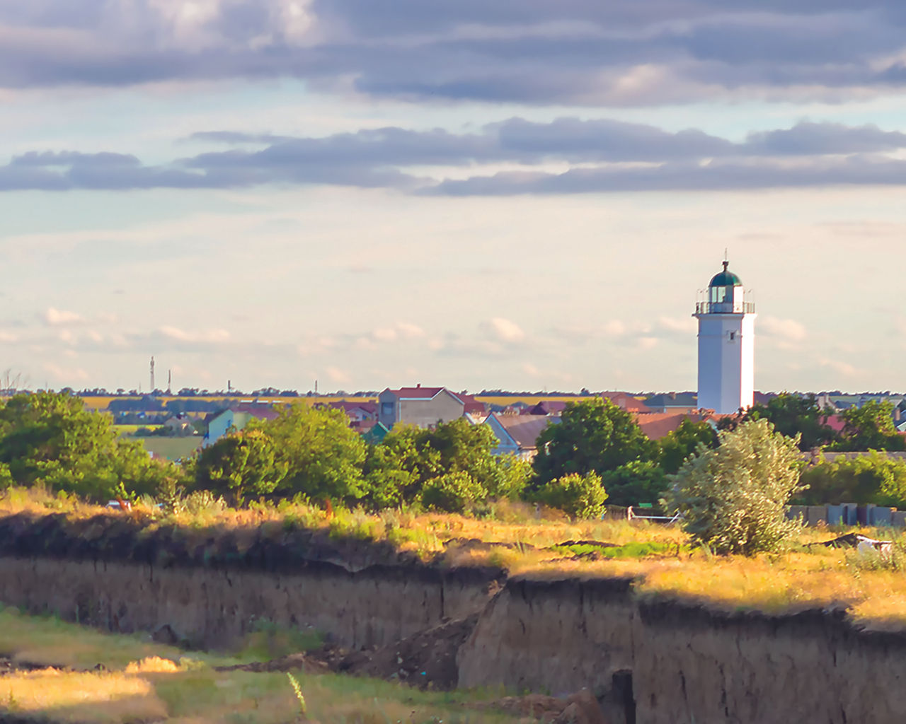 A lighthouse in Ukraine